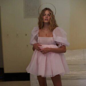 Selkie The Angel Delight Puff Dress  - Size Small.